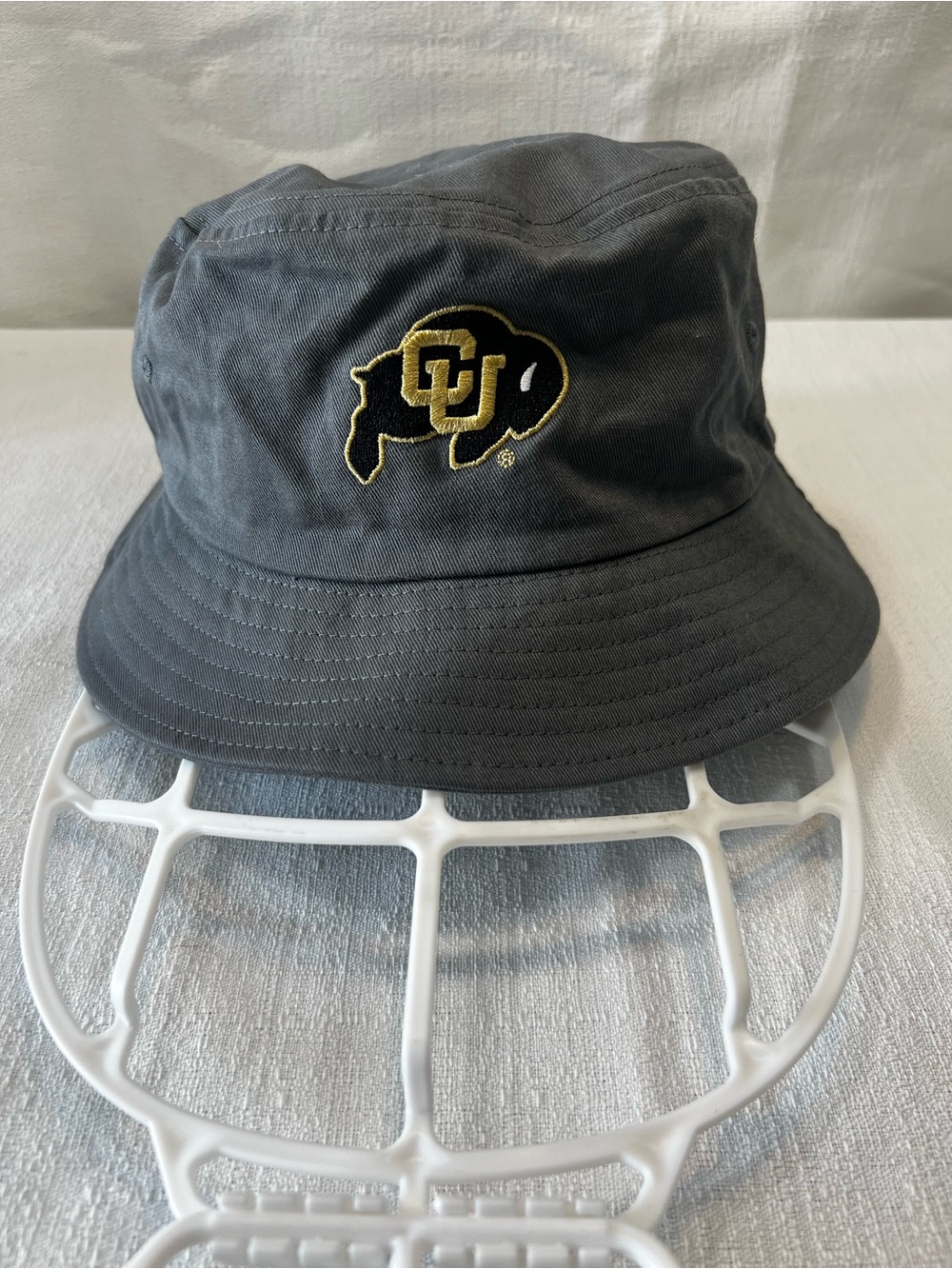 NCAA Gray Bucket Hat with Gold CU Buffalo Logo